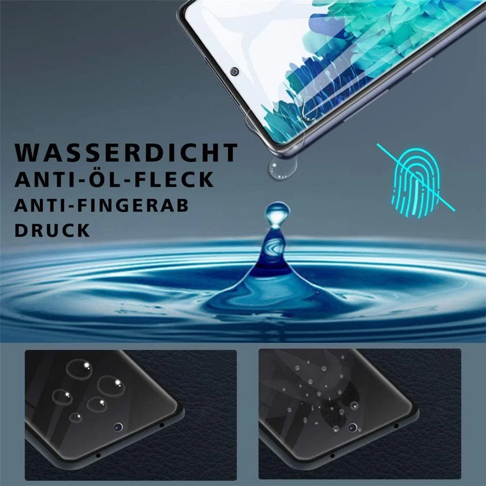 TPU Phone Cover Shell + Tempered Glass Screen Protector for Samsung Galaxy S20 FE 4G/FE 5G/S20 Lite/S20 FE 2022 - 3
