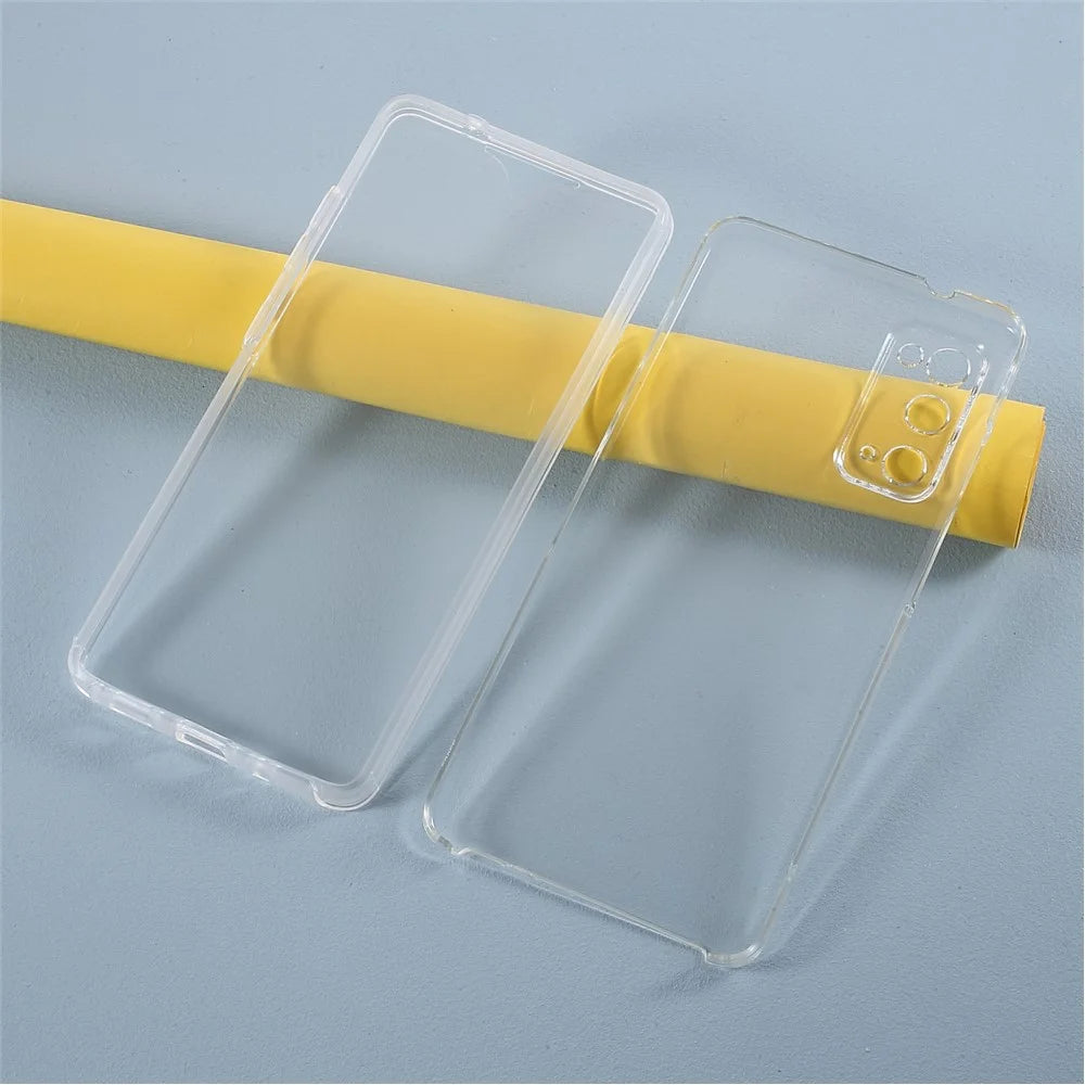Hybrid PET + TPU + Acrylic Clear Full Coverage Shell for Samsung Galaxy S20 FE 4G/FE 5G/S20 Lite/S20 FE 2022 - 4