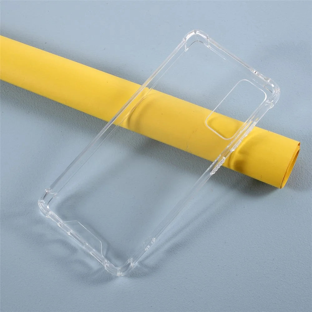 Shockproof Clear Acrylic Back + TPU Edge Combo Case for Samsung Galaxy S20 FE 4G/FE 5G/S20 Lite/S20 FE 2022 - 5