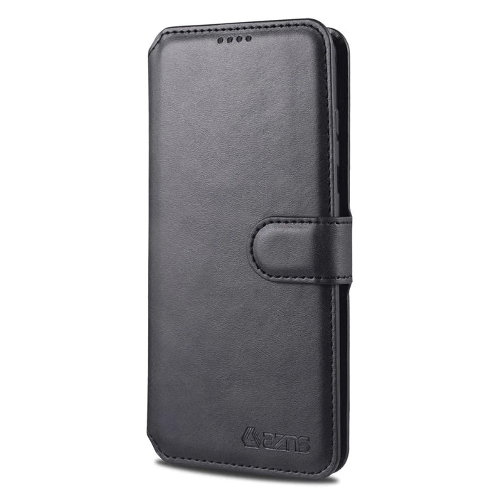 AZNS Wallet Leather Stand Case for Samsung Galaxy S20 FE 4G/FE 5G/S20 Lite/S20 FE 2022 - Black - 2
