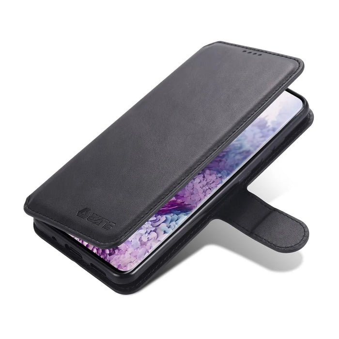 AZNS Wallet Leather Stand Case for Samsung Galaxy S20 FE 4G/FE 5G/S20 Lite/S20 FE 2022 - Black - 4