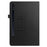 Litchi Skin Leather Stand Case for Samsung Galaxy Tab S7 T870 / T875 / S8 - Black - 2