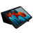 Litchi Skin Leather Stand Case for Samsung Galaxy Tab S7 T870 / T875 / S8 - Black - 5
