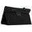 Litchi Skin Leather Stand Case for Samsung Galaxy Tab S7 T870 / T875 / S8 - Black - 7