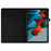 Litchi Skin Leather Stand Shell Case for Samsung Galaxy Tab S7+ / S8+ - Black - 4
