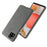 Cloth Texture Plastic Hard Phone Cover for Samsung Galaxy A42 5G - Dark Grey - 2