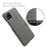 Cloth Texture Plastic Hard Phone Cover for Samsung Galaxy A42 5G - Dark Grey - 4