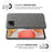Cloth Texture Plastic Hard Phone Cover for Samsung Galaxy A42 5G - Dark Grey - 5