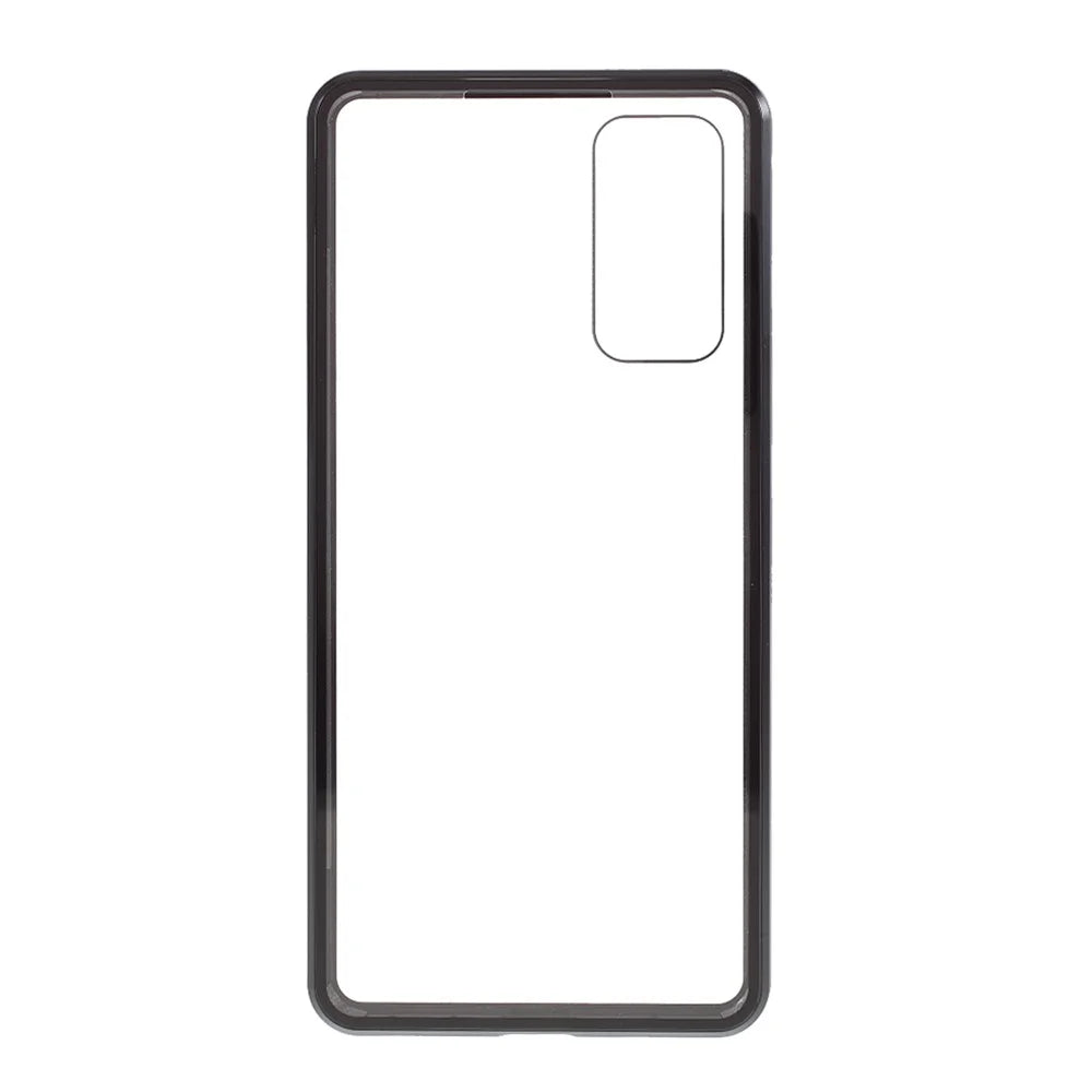 Cover for Samsung Galaxy S20 FE/S20 Fan Edition/S20 FE 5G/S20 Fan Edition 5G/S20 Lite/S20 FE 2022, All-inclusive Detachable Metal + Two-sided Tempered Glass Case (No Fingerprint Unlocked) - Black - 4