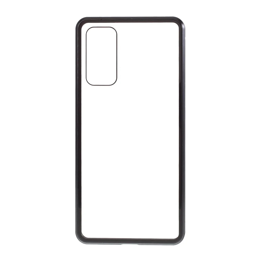 Cover for Samsung Galaxy S20 FE/S20 Fan Edition/S20 FE 5G/S20 Fan Edition 5G/S20 Lite/S20 FE 2022, All-inclusive Detachable Metal + Two-sided Tempered Glass Case (No Fingerprint Unlocked) - Black - 5