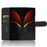 Skin-touch Leather Wallet Flip Case for Samsung Galaxy Z Fold2 5G - Black - 4