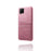 PU Leather Coated Hard PC Cover with Double Card Slots for Samsung Galaxy A42 5G - Rose Gold - 3