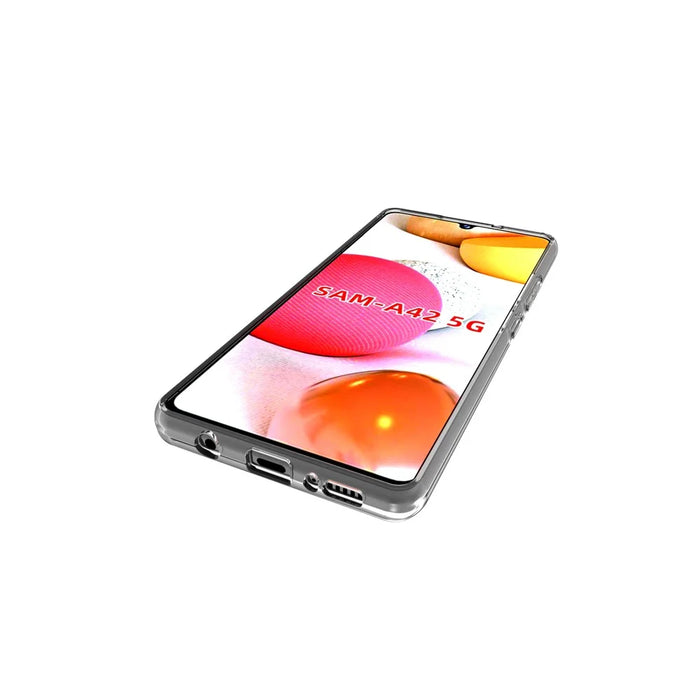 10Pcs/Pack Clear Cover with Non-slip Inner for Samsung Galaxy A42 5G Soft TPU Case - 5
