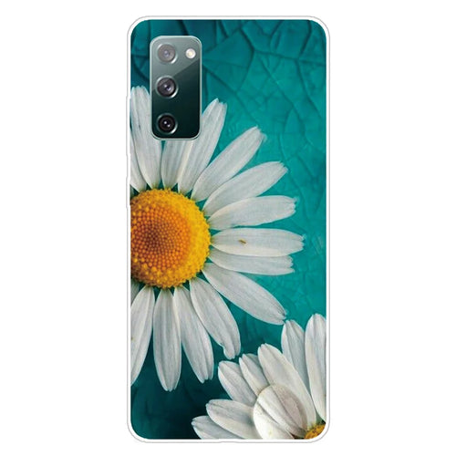 For Samsung Galaxy S20 FE/S20 Fan Edition/S20 FE 5G/S20 Fan Edition 5G/S20 Lite/S20 FE 2022 Pattern Printing IMD Soft TPU Phone Case - Chrysanthemum - 1