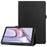 For Samsung Galaxy Tab A7 10.4 (2022) / (2020) Litchi Texture Leather Tablet Case with Stand Phone Cover - Black - 1
