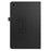 For Samsung Galaxy Tab A7 10.4 (2022) / (2020) Litchi Texture Leather Tablet Case with Stand Phone Cover - Black - 3