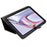 For Samsung Galaxy Tab A7 10.4 (2022) / (2020) Litchi Texture Leather Tablet Case with Stand Phone Cover - Black - 4