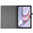 For Samsung Galaxy Tab A7 10.4 (2022) / (2020) Litchi Texture Leather Tablet Case with Stand Phone Cover - Black - 7