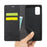 LC.IMEEKE Auto-Absorbed Leather Wallet Stand Phone Protective Shell with Wallet Stand for Samsung Galaxy S20 Plus/S20 Plus 5G - Black - 6