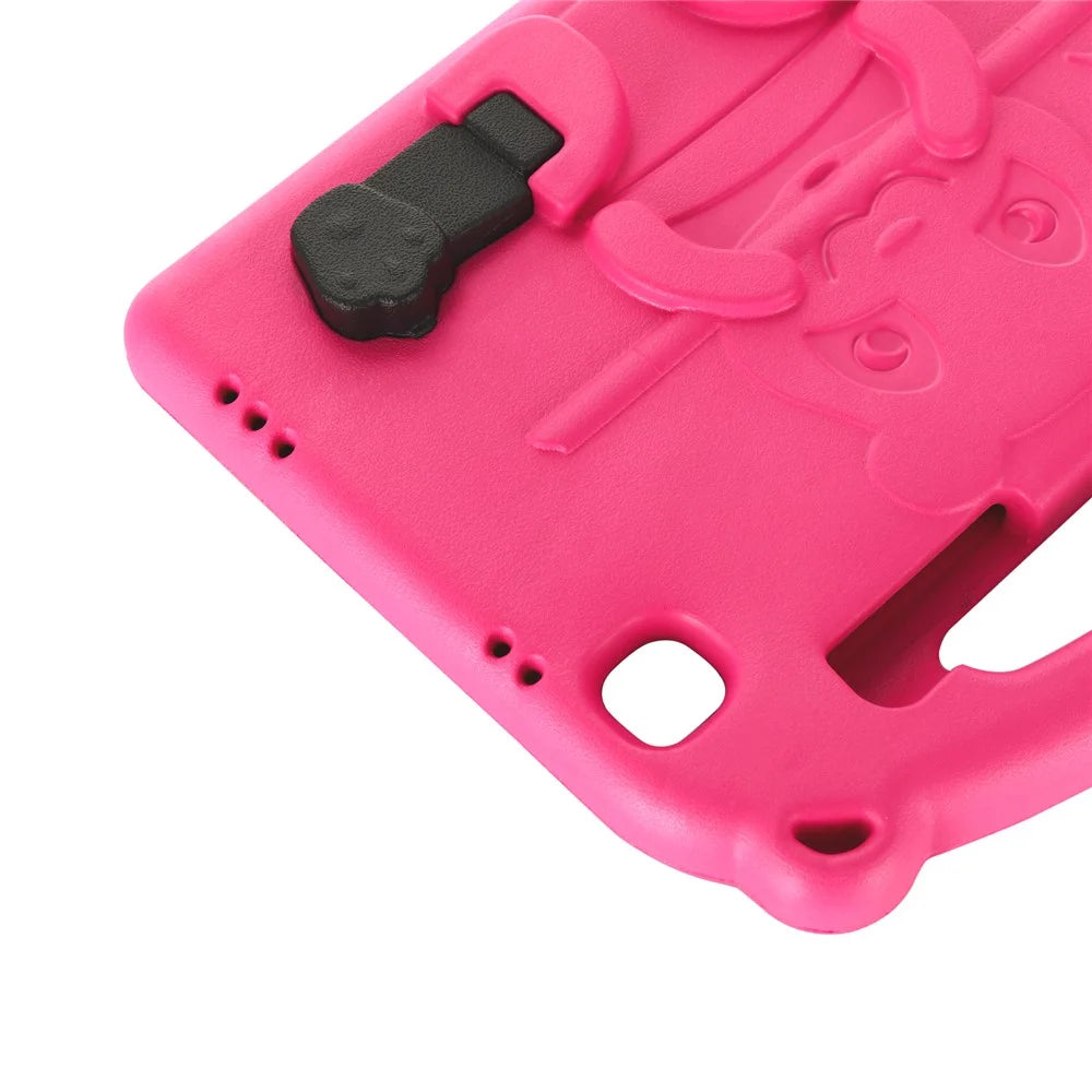 Panda Style Shockproof Kickstand EVA Tablet Case for Samsung Galaxy Tab A7 10.4 (2022) / (2020) - Pink - 6