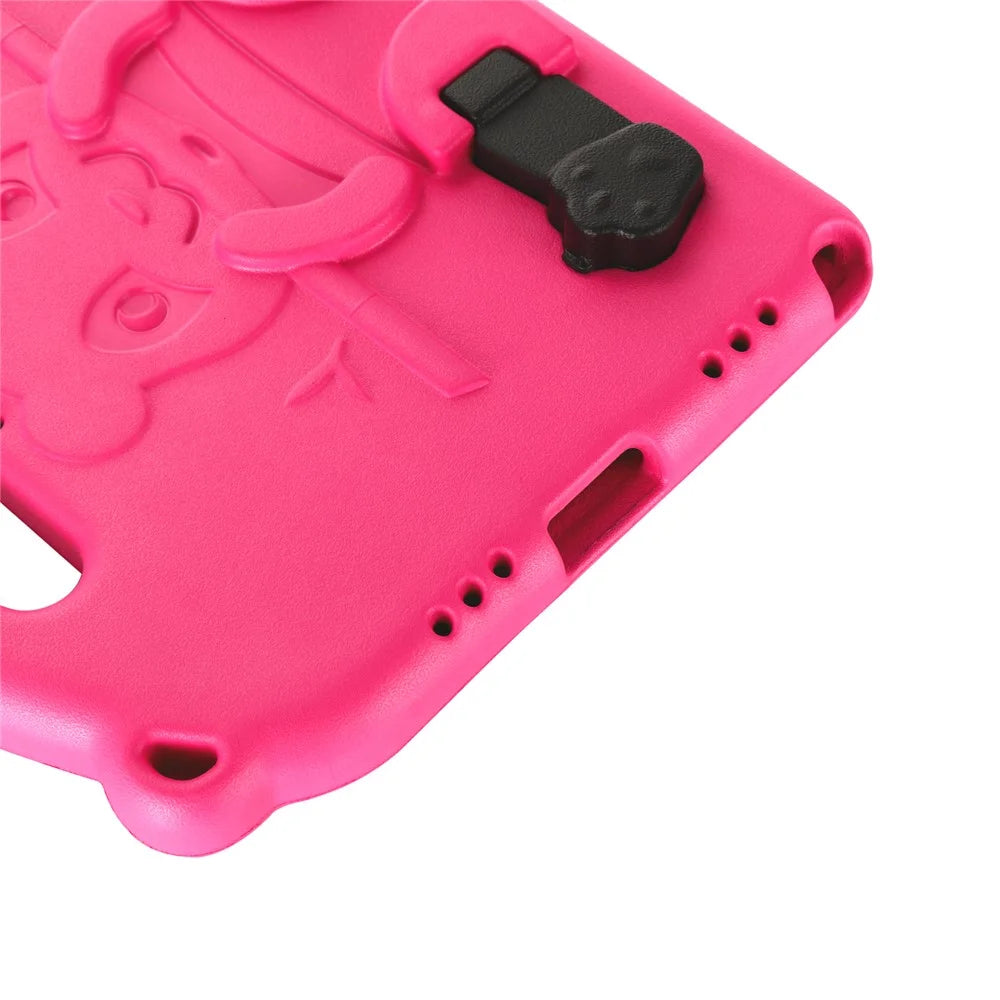 Panda Style Shockproof Kickstand EVA Tablet Case for Samsung Galaxy Tab A7 10.4 (2022) / (2020) - Pink - 7