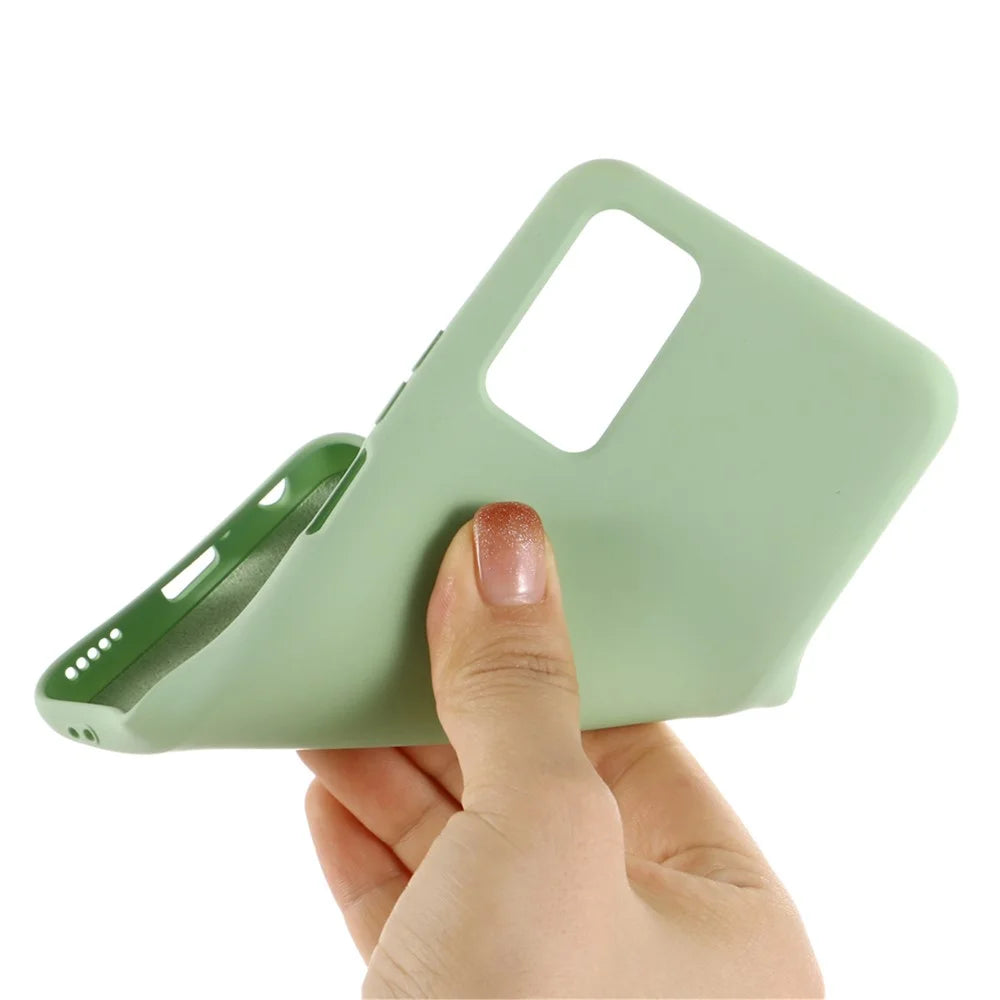 Liquid Silicone Phone Cover for Samsung Galaxy S20 FE/S20 FE 5G/S20 Lite/S20 FE 2022 - Green - 4