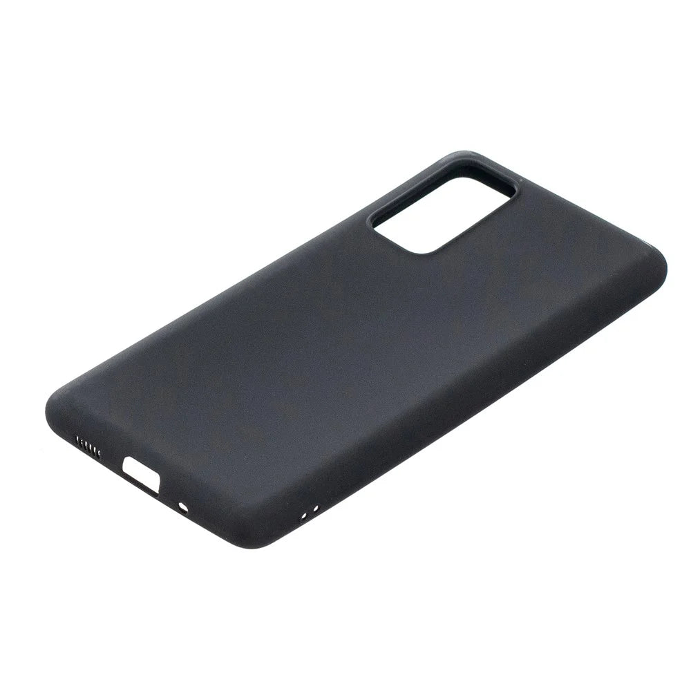 Pure Colour Matte Soft TPU Cover Phone Case for Samsung Galaxy S20 FE 4G / 5G / 2022 / S20 Lite - Black - 2
