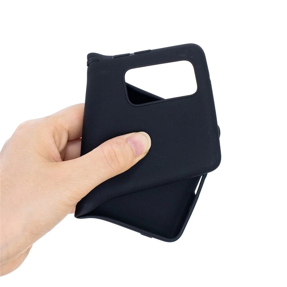 Pure Colour Matte Soft TPU Cover Phone Case for Samsung Galaxy S20 FE 4G / 5G / 2022 / S20 Lite - Black - 4