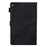 TPU Shell + PU Leather Stand Case with Card Holder for Samsung Galaxy Tab A7 10.4 (2020) / (2022) T500 / T505 - Black - 3