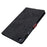 TPU Shell + PU Leather Stand Case with Card Holder for Samsung Galaxy Tab A7 10.4 (2020) / (2022) T500 / T505 - Black - 5