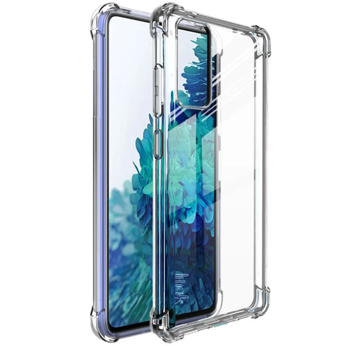 IMAK Airbag Shockproof TPU Shell + Screen Film for Samsung Galaxy S20 Lite / S20 FE/S20 Fan Edition / S20 FE 5G/S20 Fan Edition 5G - Transparent - 1