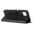 Phone Flip Case for Samsung Galaxy A12, Practical Supporting Stand Wallet PU Leather Protective Cover - Black - 4