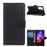 Soft TPU Edge + Litchi Texture PU Leather Phone Protective Case for Samsung Galaxy S21 5G/S21 4G - Black - 1