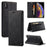 AUTSPACE A01 Series RFID Blocking Retro Matte Wallet Leather Case for iPhone XS Max 6.5 inch - Black - 1