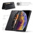 AUTSPACE A01 Series RFID Blocking Retro Matte Wallet Leather Case for iPhone XS Max 6.5 inch - Black - 2