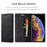 AUTSPACE A01 Series RFID Blocking Retro Matte Wallet Leather Case for iPhone XS Max 6.5 inch - Black - 6
