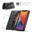 AUTSPACE A01 Series RFID Protection Retro Matte Wallet Leather Shell for iPhone 12 mini 5.4 inch - Black - 2