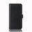 For Samsung Galaxy A42 5G Phone Cases Genuine Split Leather Wallet Mobile Cover Stand - Black - 3