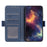 Protective Wallet Stand Magnetic Closure Leather Phone Shell for Samsung Galaxy S21+ 5G - Blue - 3