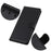 Litchi Texture Wallet Stand Leather Protective Case for Samsung Galaxy S21+ 5G - Black - 3