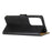 Magnetic Flip Cover Wallet Stand Leather Case for Samsung Galaxy S21 Ultra - Black - 4