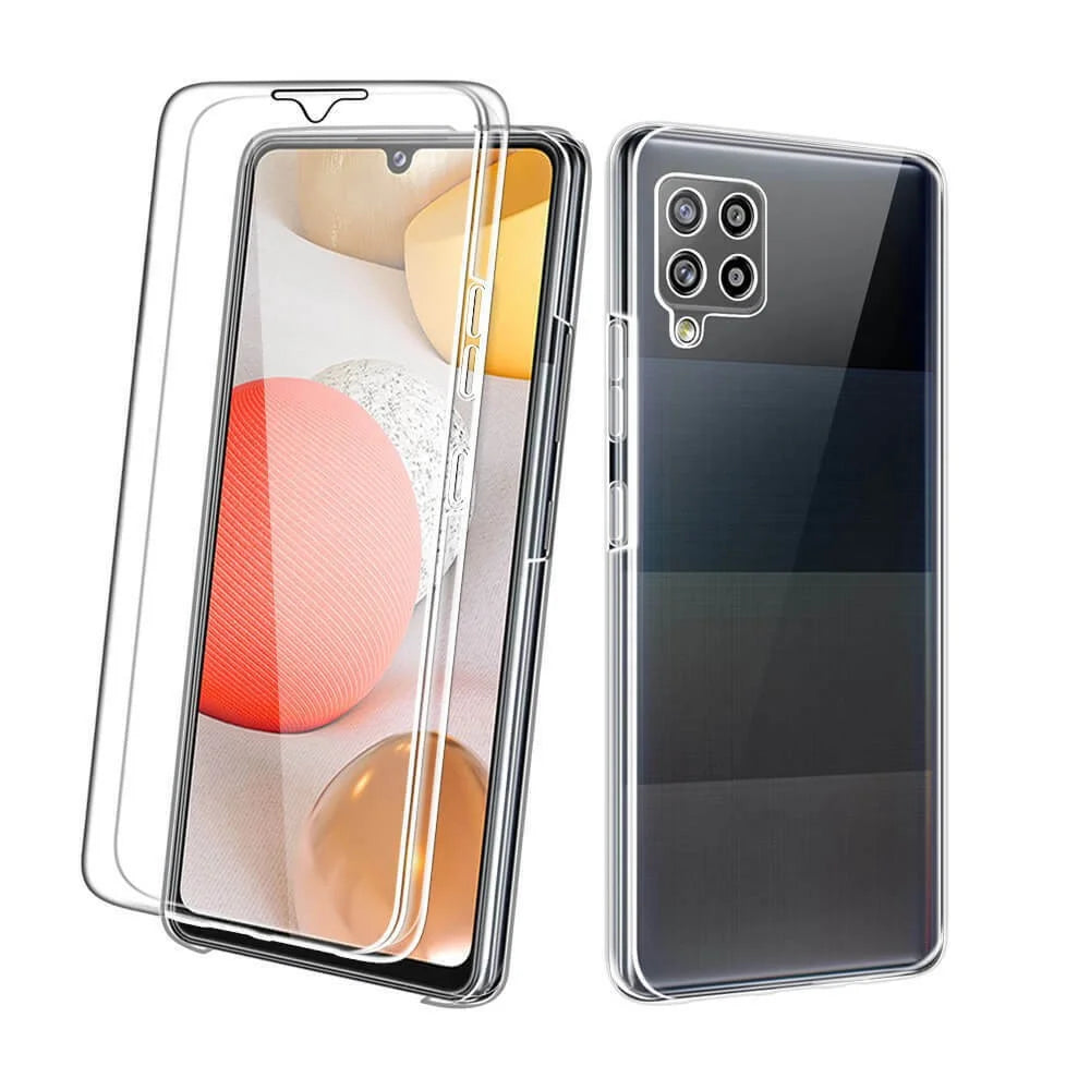 Full Protective Case for Samsung Galaxy A42 5G Hybrid PET + TPU + Acrylic Clear Shell - 1