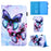 Tablet Cover Pattern Printing Leather Case for Samsung Galaxy Tab A7 10.4 (2020) / (2022) T500 / T505 - Butterfly - 1