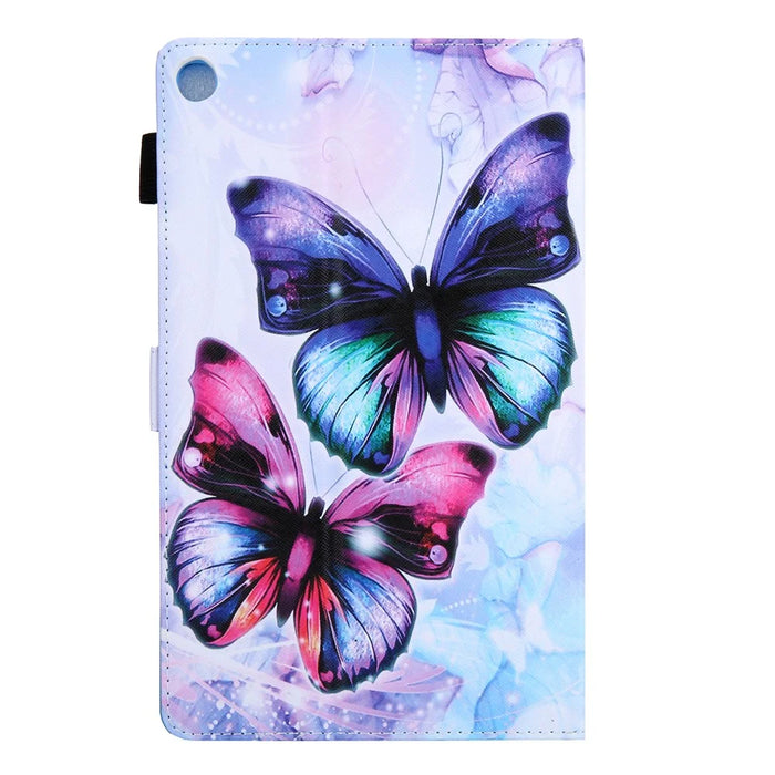 Tablet Cover Pattern Printing Leather Case for Samsung Galaxy Tab A7 10.4 (2020) / (2022) T500 / T505 - Butterfly - 3