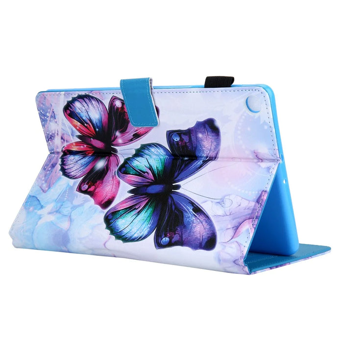Tablet Cover Pattern Printing Leather Case for Samsung Galaxy Tab A7 10.4 (2020) / (2022) T500 / T505 - Butterfly - 4