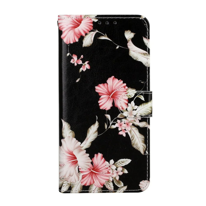 For Samsung Galaxy S20 FE 4G/5G/S20 Lite/S20 FE 2022 Pattern Printing Wallet Leather Protector Cover - Pink Flower - 3