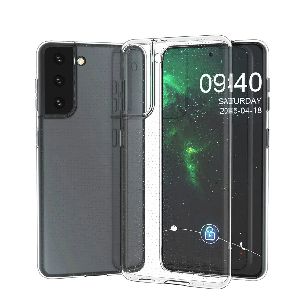 Clear Ultra-Thin Soft TPU Back Case for Samsung Galaxy S21 5G - 2