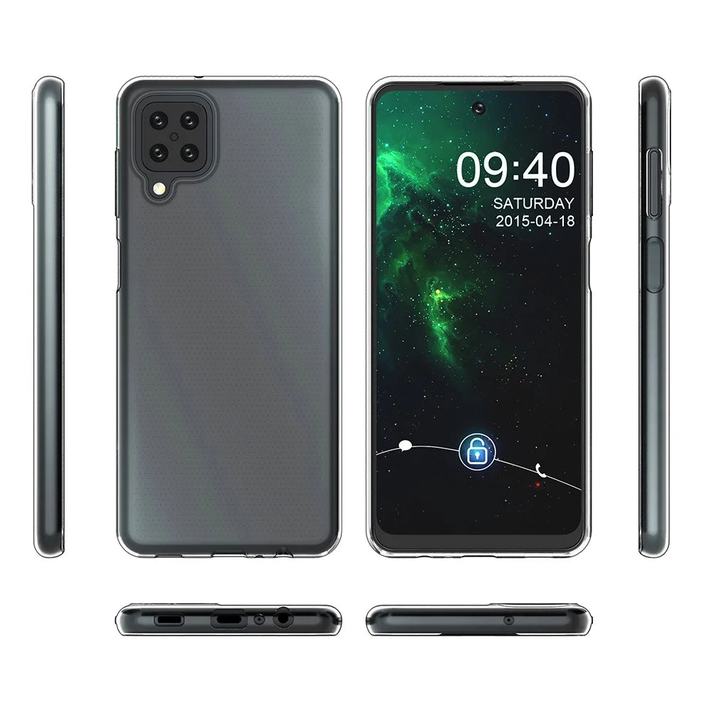 Super Slim Crystal Clear TPU Phone Protective Case for Samsung Galaxy A12 - 3