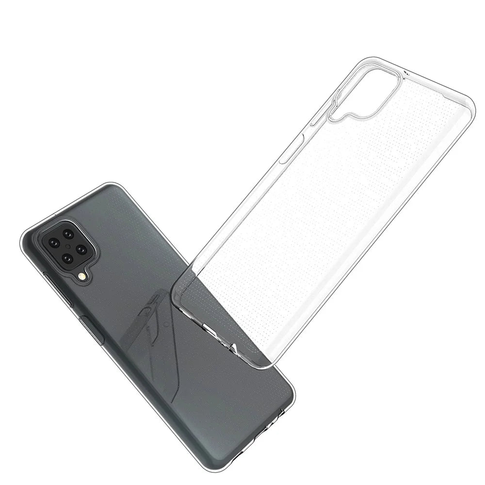 Super Slim Crystal Clear TPU Phone Protective Case for Samsung Galaxy A12 - 5