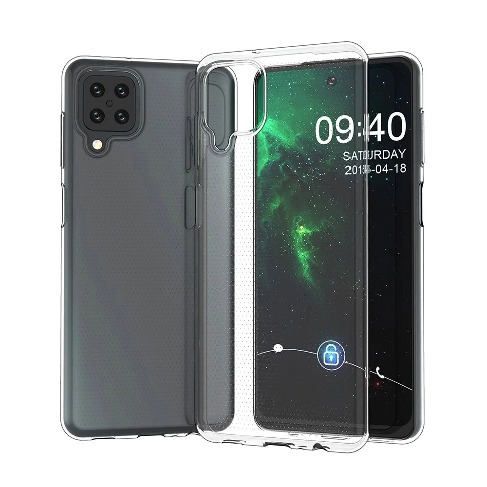 Super Slim Crystal Clear TPU Phone Protective Case for Samsung Galaxy A12 - 7